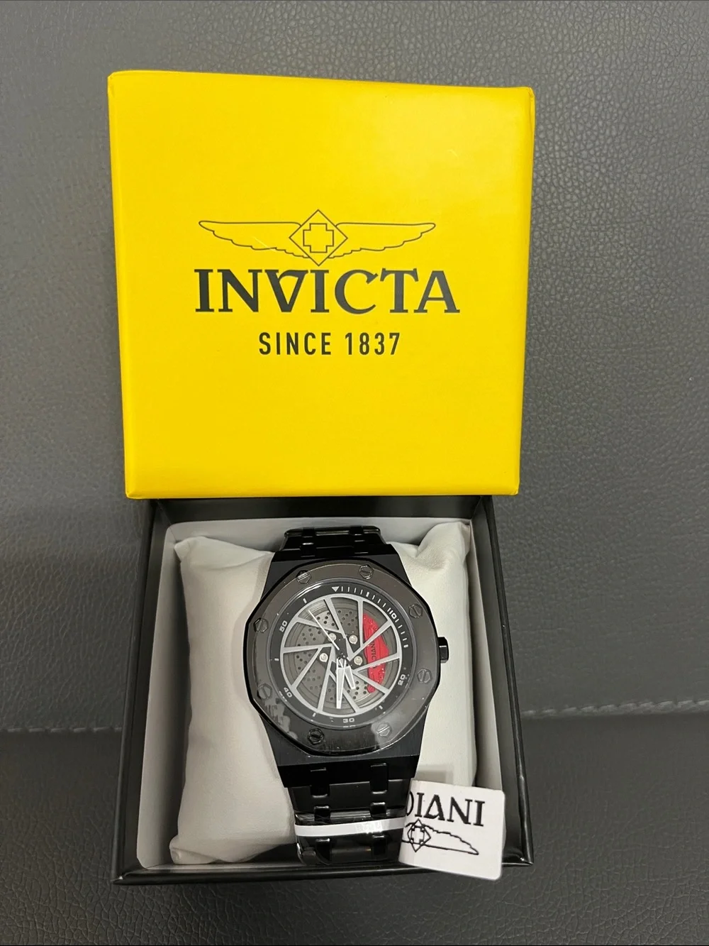 Invicta Speedway Rim Men's Watch - 42mm, Black (70036)